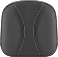 SADDLEMEN Sissy Bar Pad - Contoured - Black - FL/FX '97-'23