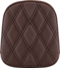 SADDLEMEN Sissy Bar Pad - Lattice Stitched - Brown FL/FX '97-'23