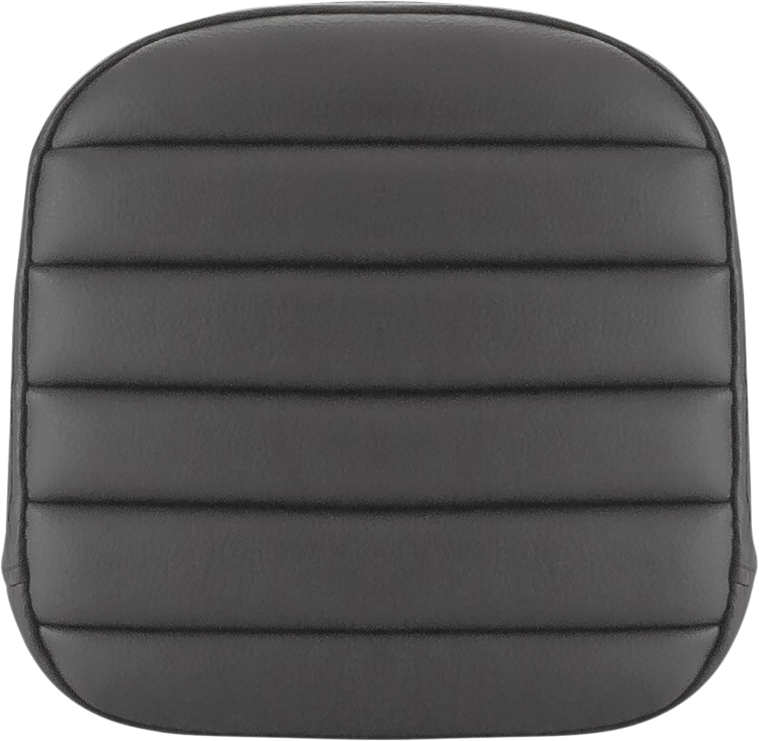 SADDLEMEN Sissy Bar Pad - Tuck-n-Roll - Black - FL/FX '97-'23