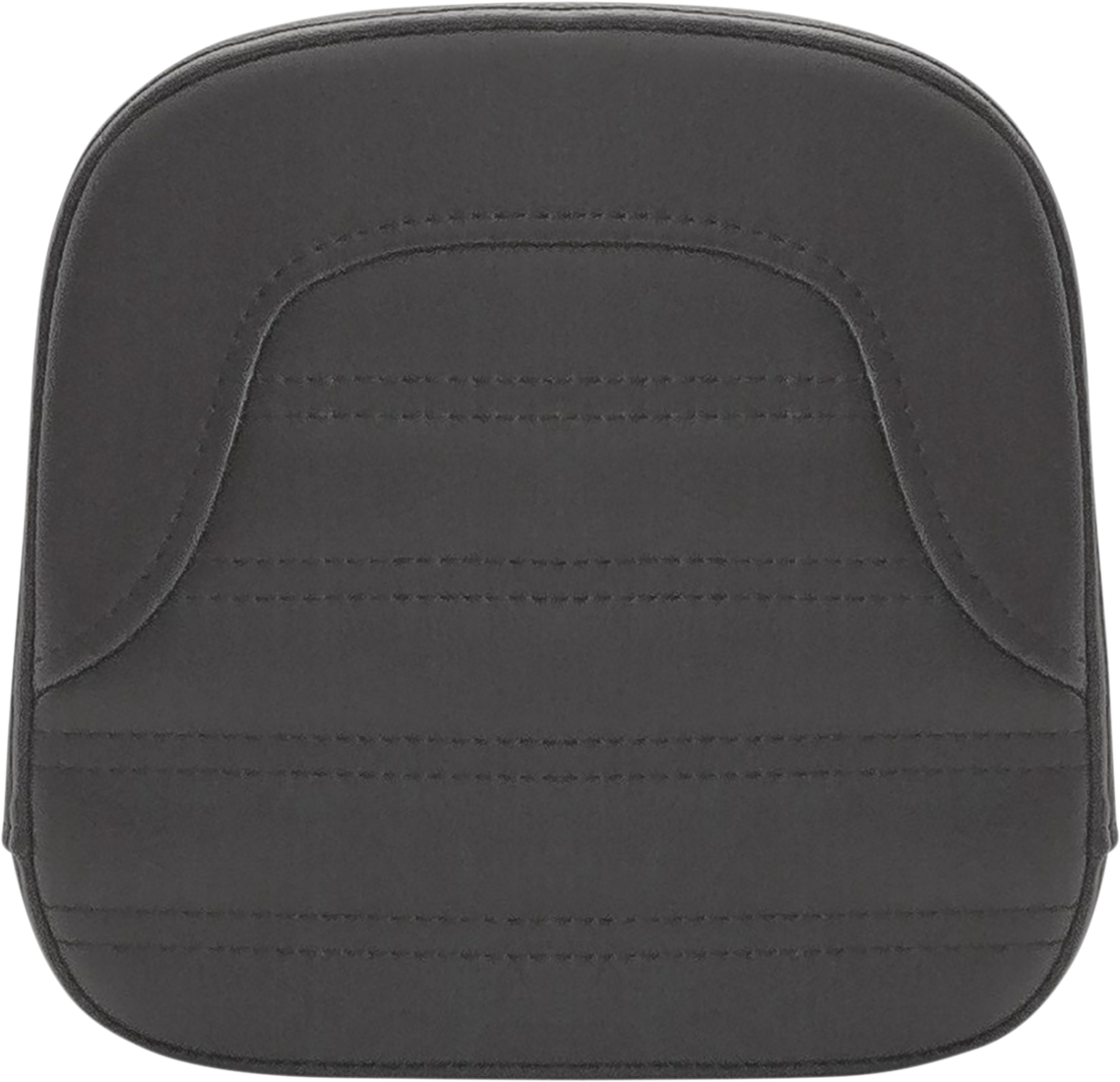 SADDLEMEN Sissy Bar Pad - Roll & Pleat - Black - FL/FX '97-'23