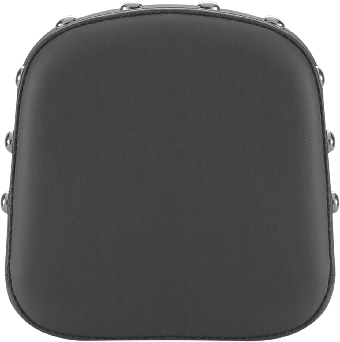 SADDLEMEN Sissy Bar Pad - Smooth - Black - Studded - FL/FX '97-'23