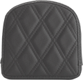 SADDLEMEN Sissy Bar Pad - Lattice Stitched - Black - Universal