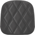 SADDLEMEN Sissy Bar Pad - Lattice Stitched - Black - Universal