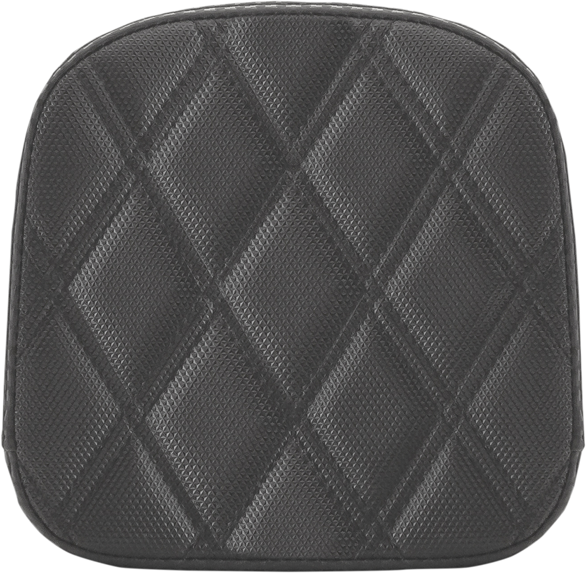 SADDLEMEN Sissy Bar Pad - Lattice Stitched - Black - Universal