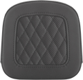 SADDLEMEN Sissy Bar Pad - Lattice Stitched - Black - FL/FX '97-'23