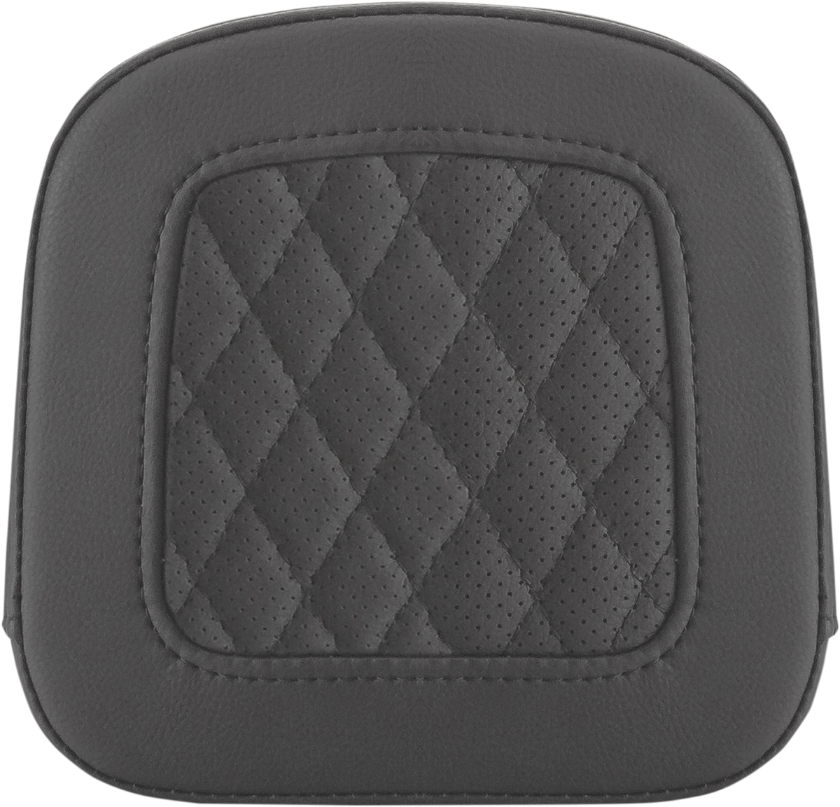 SADDLEMEN Sissy Bar Pad - Lattice Stitched - Black - FL/FX '97-'23