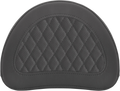 SADDLEMEN Sissy Bar Pad - Lattice Stitched - Black - Universal