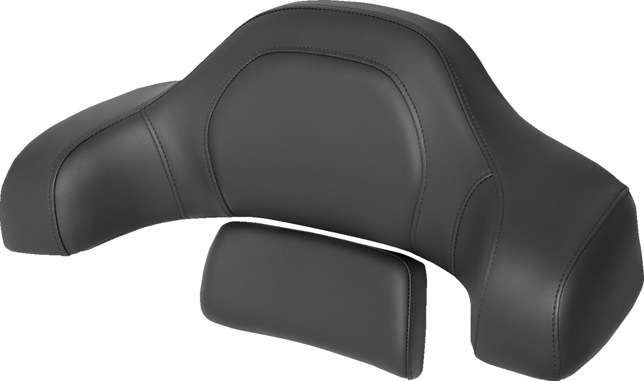 SADDLEMEN RoadSofa™ Tour-Pak® Pad - Black w/ Black Stitching - Indian '14-'24