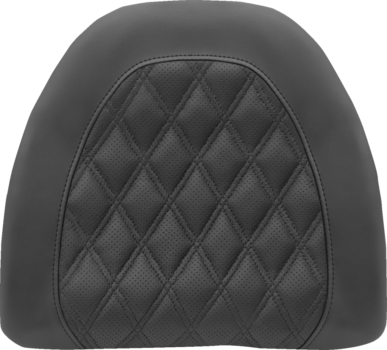 SADDLEMEN Tour-Pak® Backrest Pad Cover - Lattice Stitched - Black