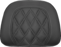 SADDLEMEN Roadsofa™ Sissy Bar Pad - Black - Lattice Stitch - Indian '14-'22