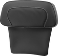 SADDLEMEN Chopped Tour Pak Backrest Pad - RoadSofa™ - Carbon Fiber Inset - FLT/FLH '14-'23