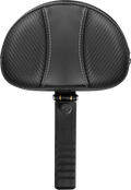 SADDLEMEN Backrest - Dominator - Carbon Fiber w/ Gray Stitching - XL '04-'22