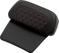 SADDLEMEN Chopped Tour Pak Pad - Honeycomb - Red Stitching - FLH/FLT '14-'26