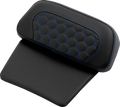 SADDLEMEN Chopped Tour Pak Pad - Honeycomb - Blue Stitching - FLH/FLT '14-'26