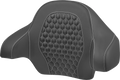 SADDLEMEN Tour Pack Backrest Pad - Honeycomb - White Stitching - FLH/FLT '14-'24