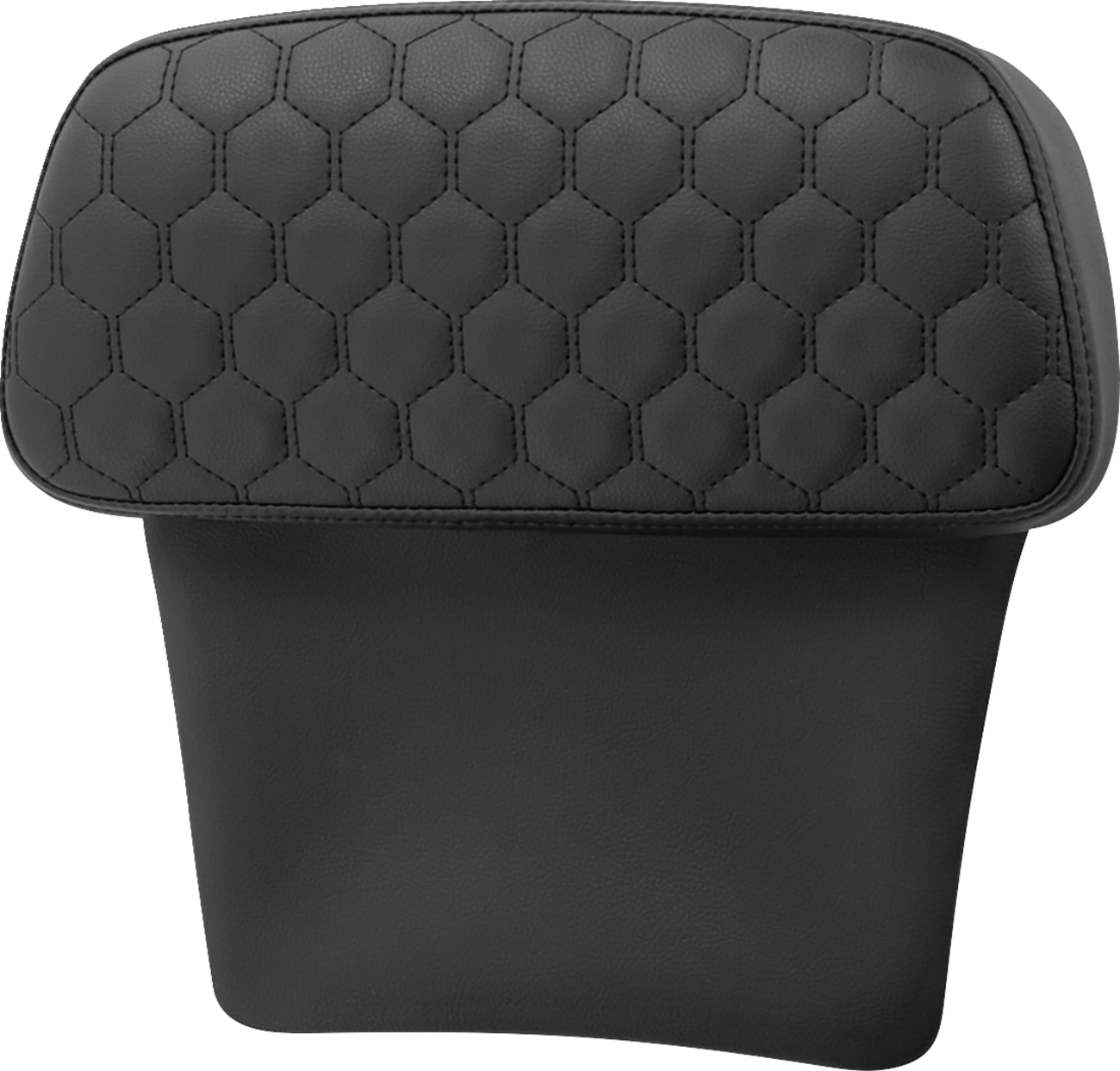 SADDLEMEN Chopped Tour Pak Pad - Honeycomb - Black Stitching - FLH/FLT '14-'26