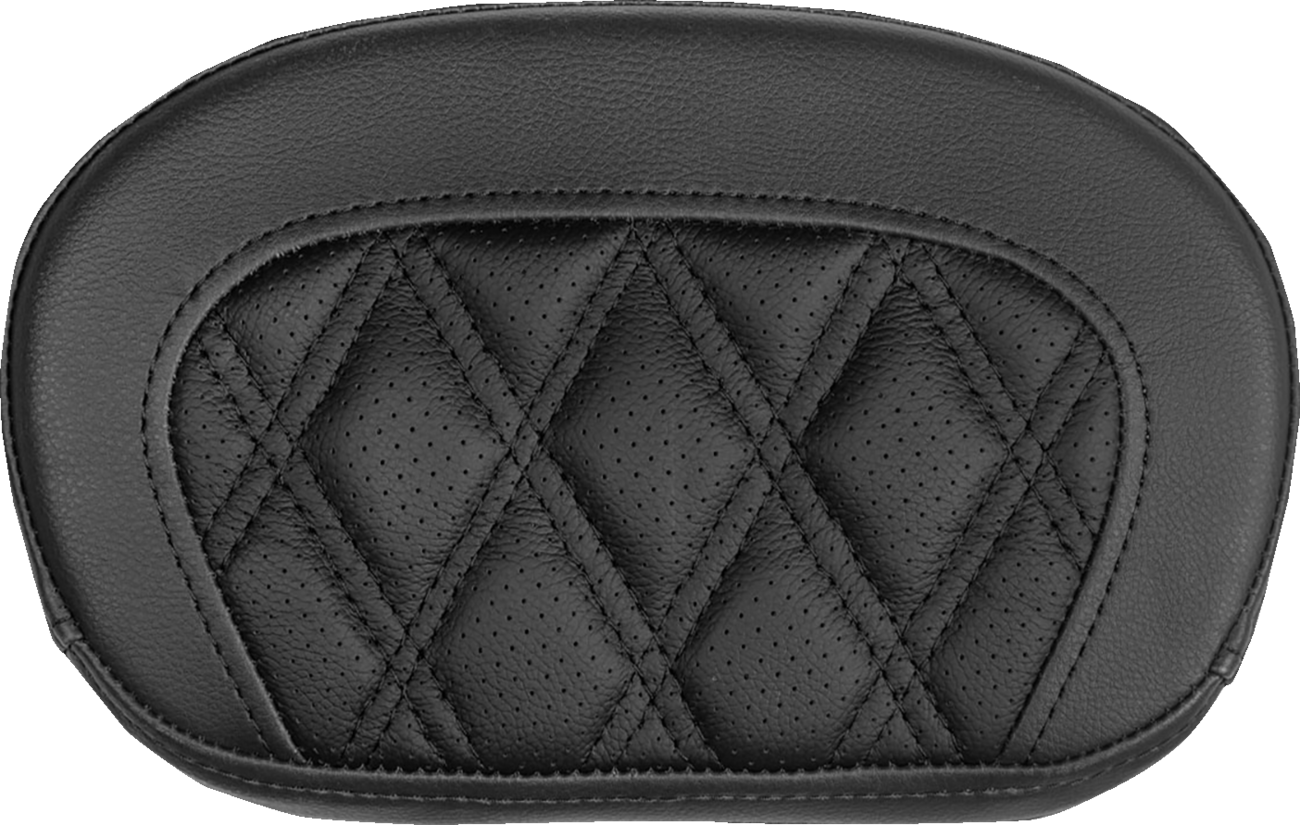 SADDLEMEN Mini Contour Sissy Bar Pad - Roadsofa - Lattice Stitched