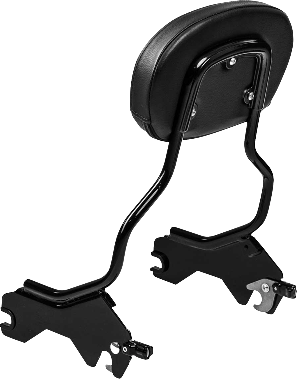 SADDLEMEN Sissy Bar Pad Bracket - Black