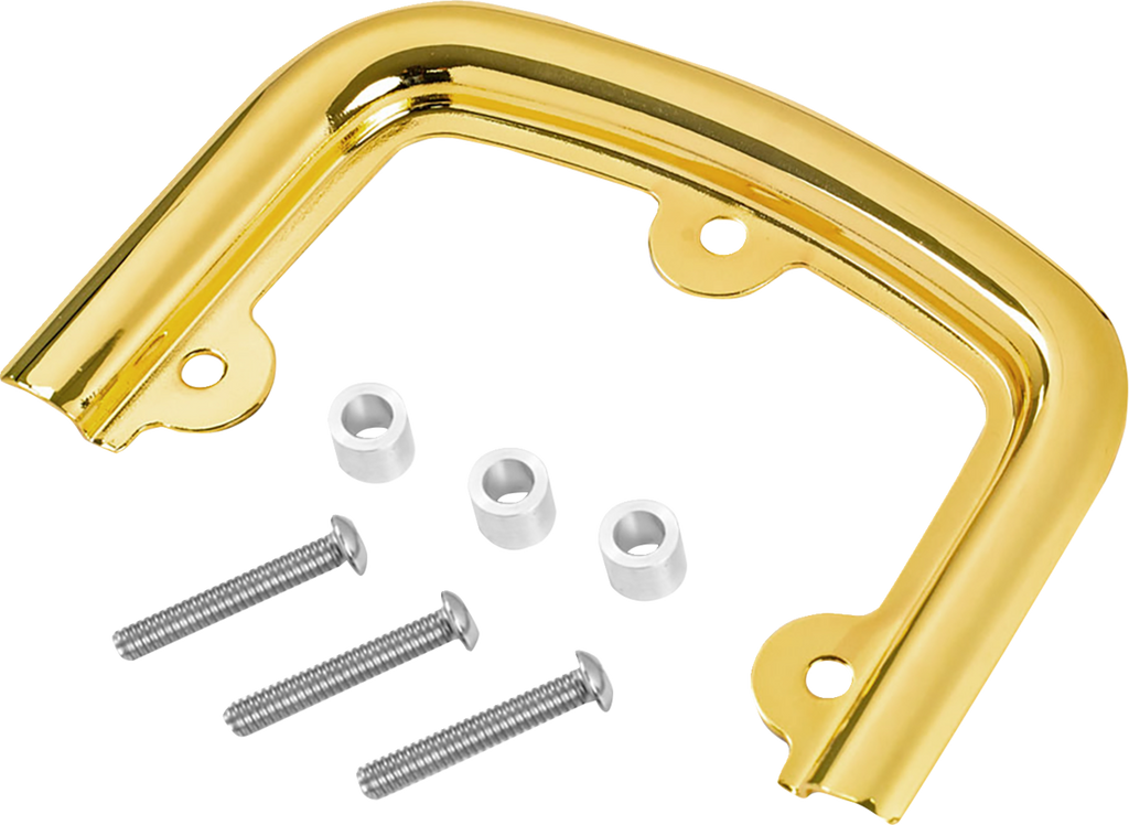 SADDLEMEN Sissy Bar Pad Bracket - Gold