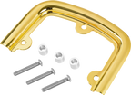 SADDLEMEN Sissy Bar Pad Bracket - Gold