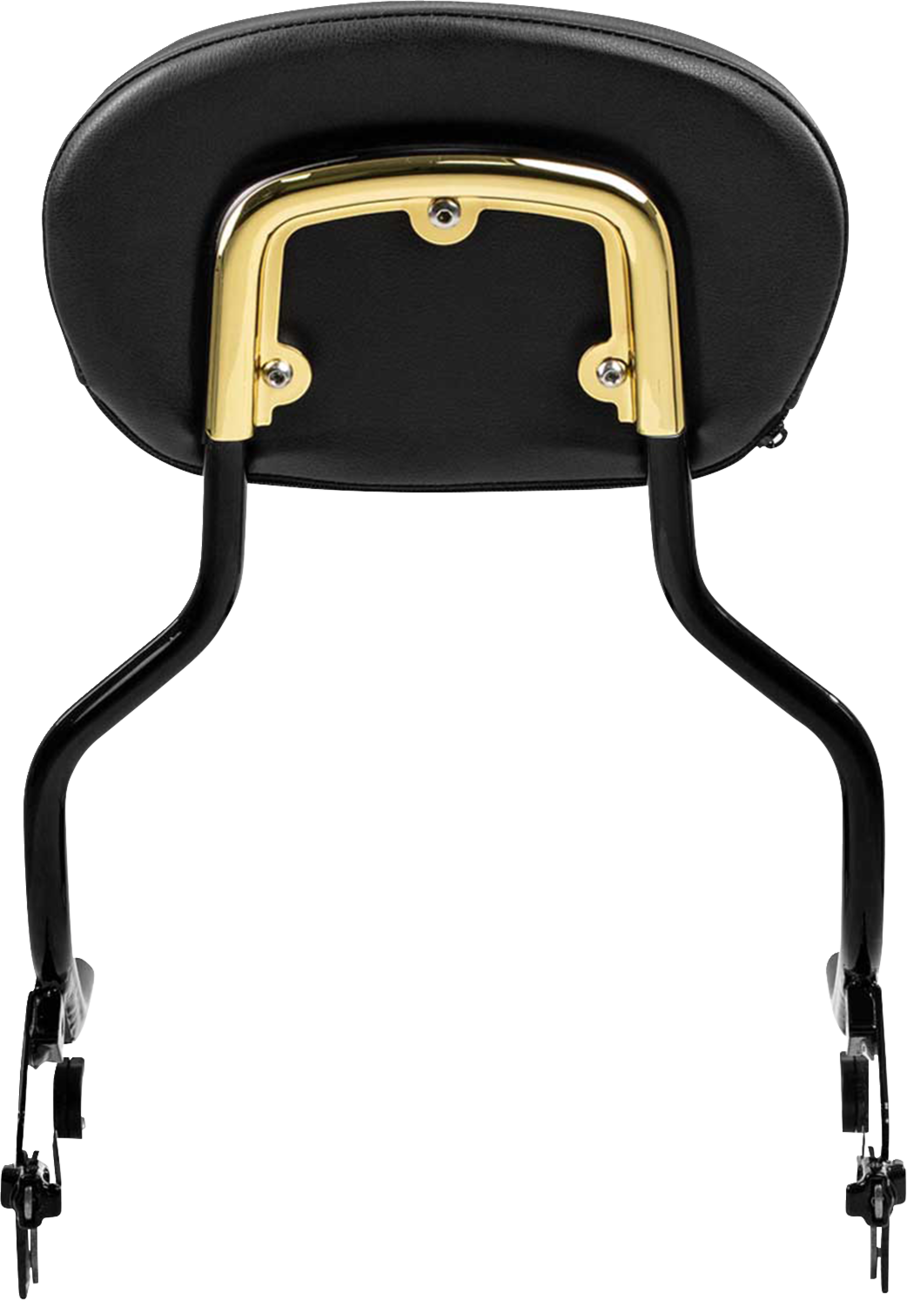 SADDLEMEN Sissy Bar Pad Bracket - Gold