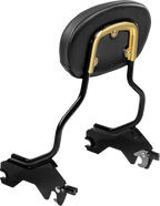 SADDLEMEN Sissy Bar Pad Bracket - Gold