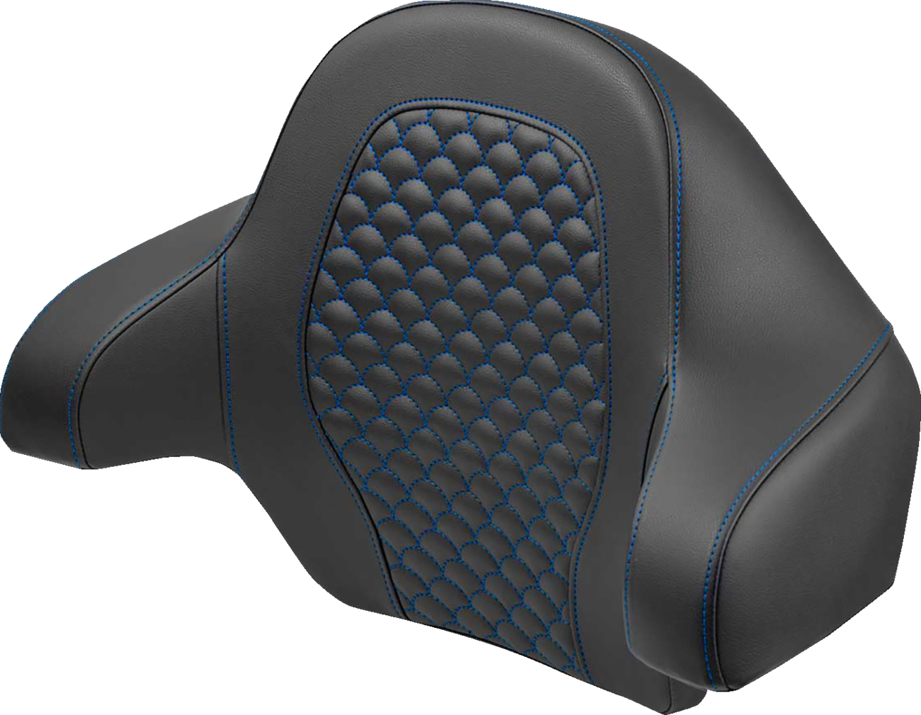 SADDLEMEN Tour Pak - Dragon Scale - Blue Stitch - FLH/FLT '14-'24