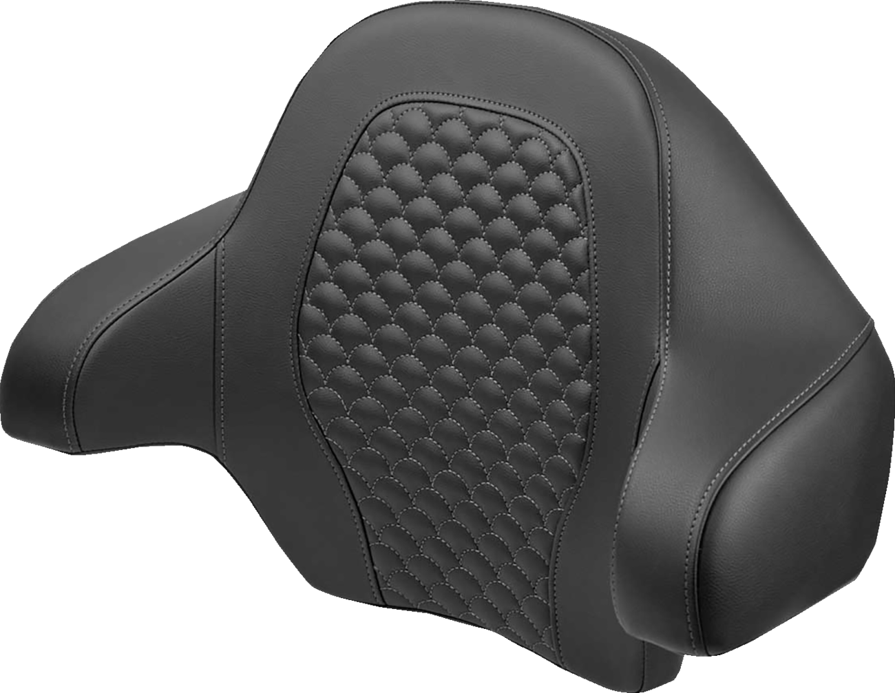 SADDLEMEN Tour Pak - Dragon Scale - Gray Stitch - FLH/FLT '14-'24