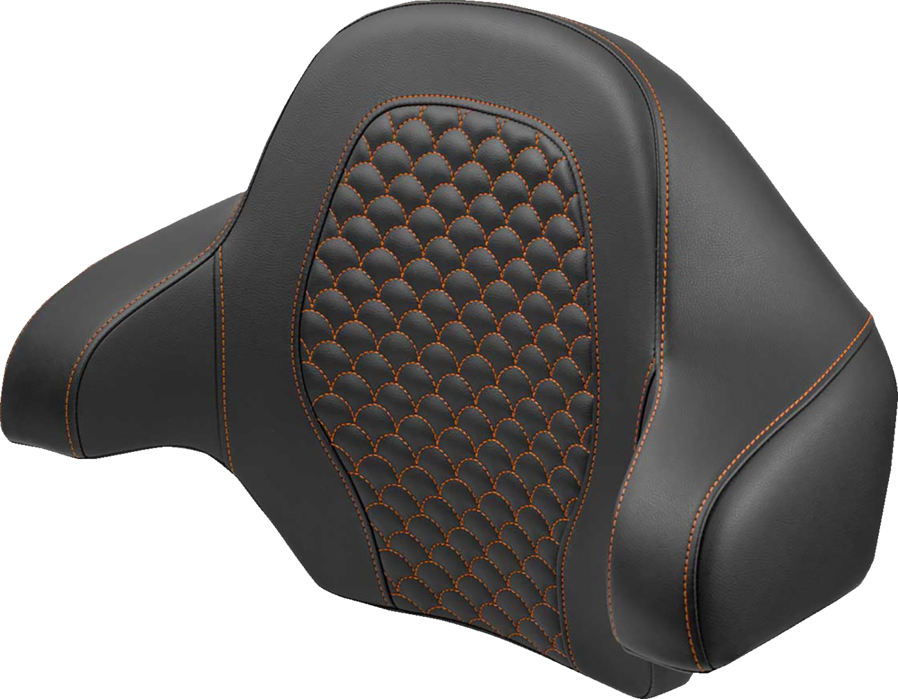 SADDLEMEN Tour Pak - Dragon Scale - Orange Stitch - FLH/FLT '14-'24