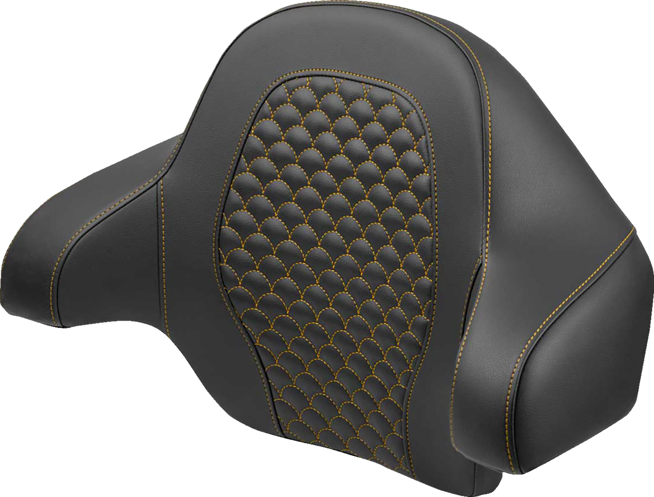 SADDLEMEN Tour Pak - Dragon Scale - Gold Stitch - FLH/FLT '14-'24
