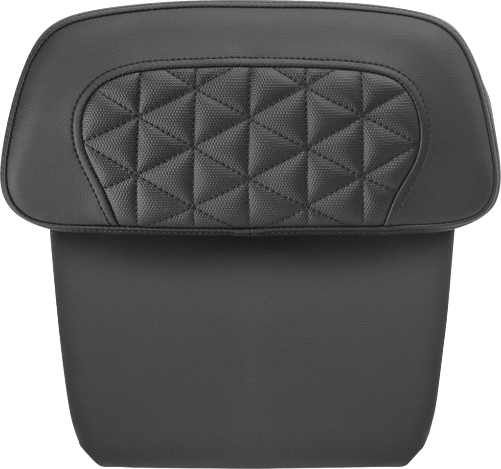 SADDLEMEN Chopped Tour Pak Backrest Pad - Tri-Gripper - FLH/FLT '14-'25