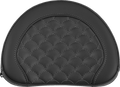SADDLEMEN Contoured Sissy Bar Pad - Dragon Scale - Gray Stitch - 2" Thick