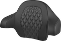 SADDLEMEN Tour-Pak® Backrest Pad - Lattice Stitch - Dark Gray Stitch - FL '14-'25