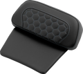 SADDLEMEN Chopped Tour Pak Backrest Pad - Honeycomb - Silver Stitch - FLH/FLT '14-'25