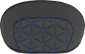 SADDLEMEN Mini Contour Sissy Bar Pad - Tri-Gripper - Blue Stitch