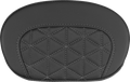 SADDLEMEN Mini Contour Sissy Bar Pad - Tri-Gripper - Gray Stitch