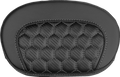 SADDLEMEN Mini Contour Sissy Bar Pad - Honeycomb - Gray Stitch