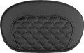 SADDLEMEN Mini Contour Sissy Bar Pad - Dragon Scale - Gray Stitch
