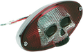 Drag Specialties Red/clear Skull Tailight