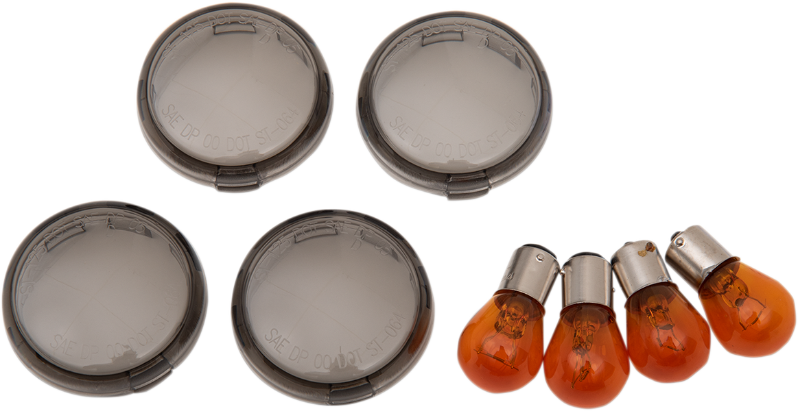 Drag Specialties Smoked Bullet Lens 00-23