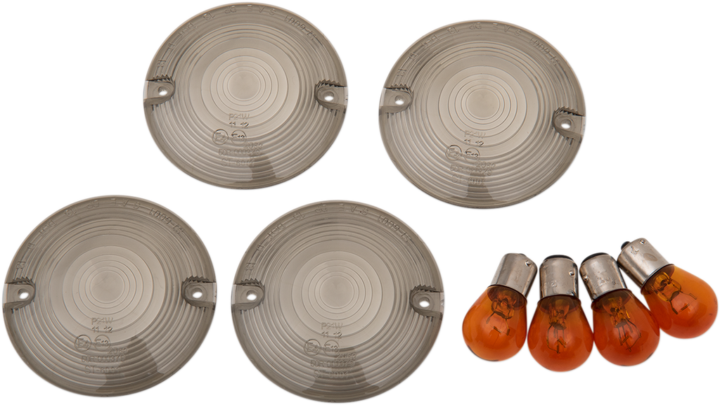 Drag Specialties Smoked Flat Lens 86-22