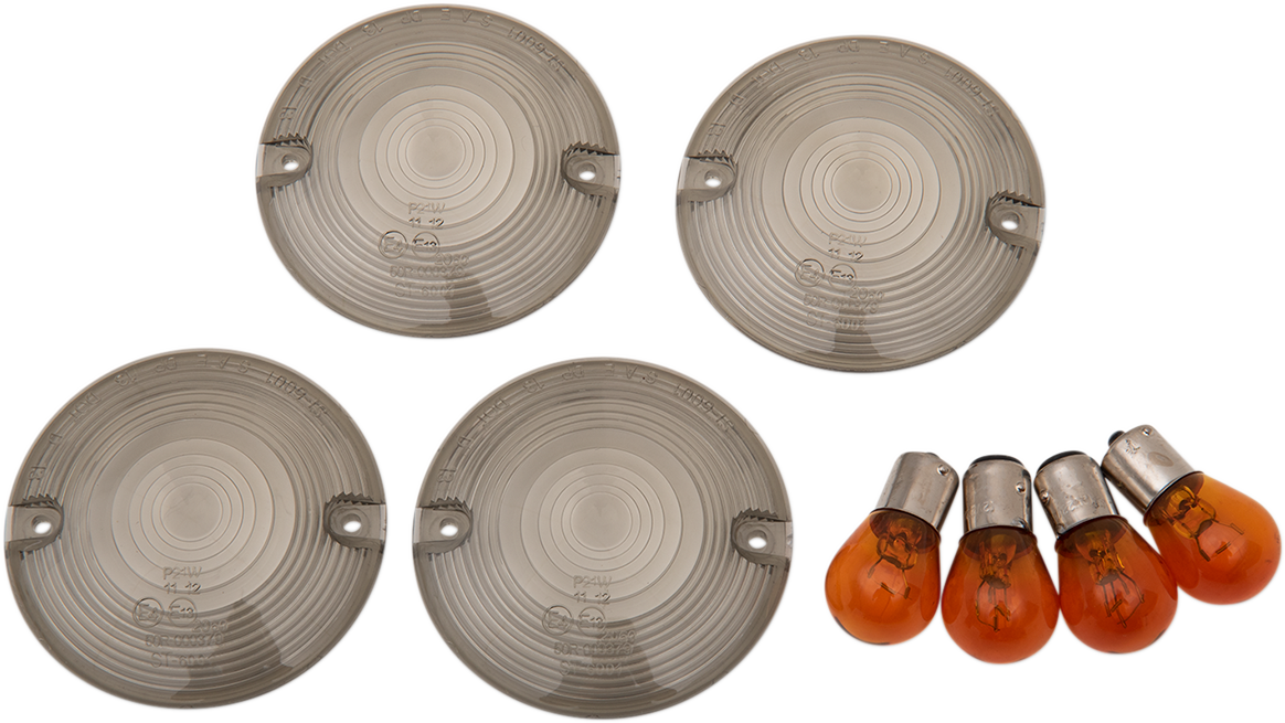 Drag Specialties Smoked Flat Lens 86-22