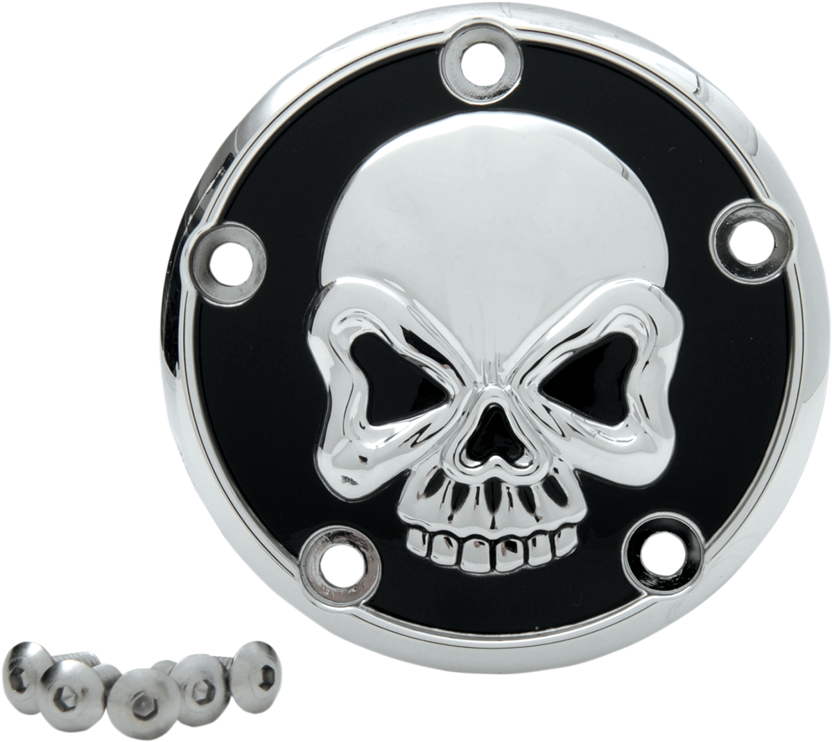 Drag Specialties Cover Point Chskull 5HOLE