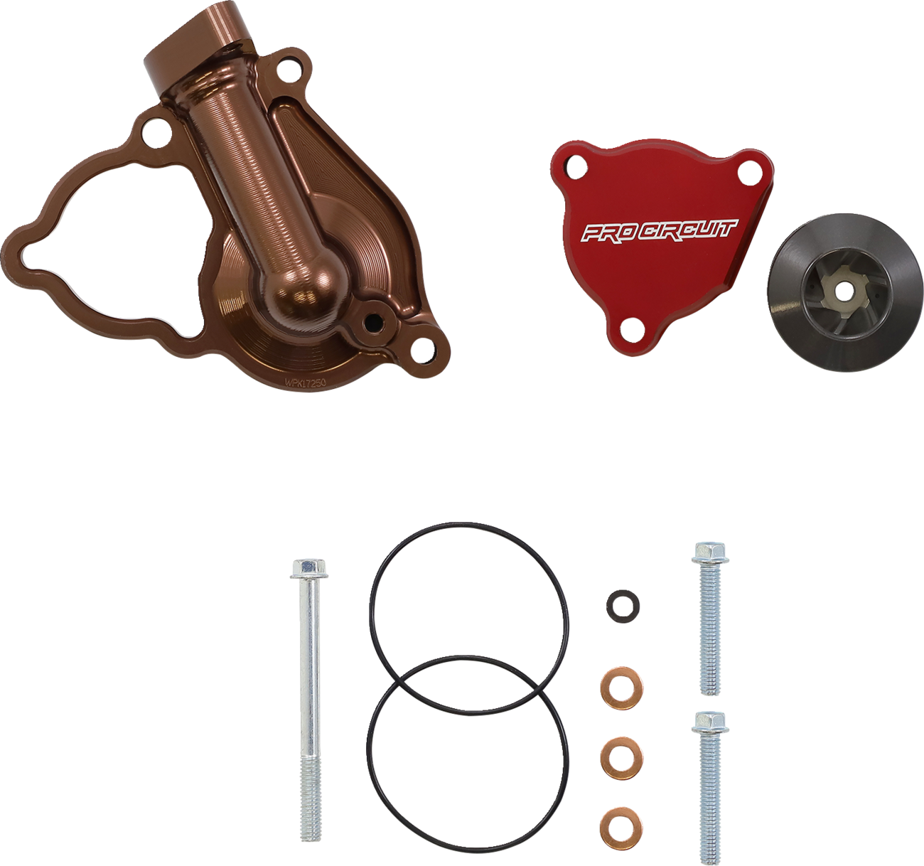 PRO CIRCUIT Water Pump Cover with Impeller - Kawasaki