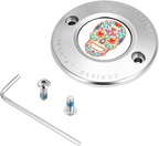 Figurati Designs Cover Timing 2H Sugar Skull Polished - Stainless Steel