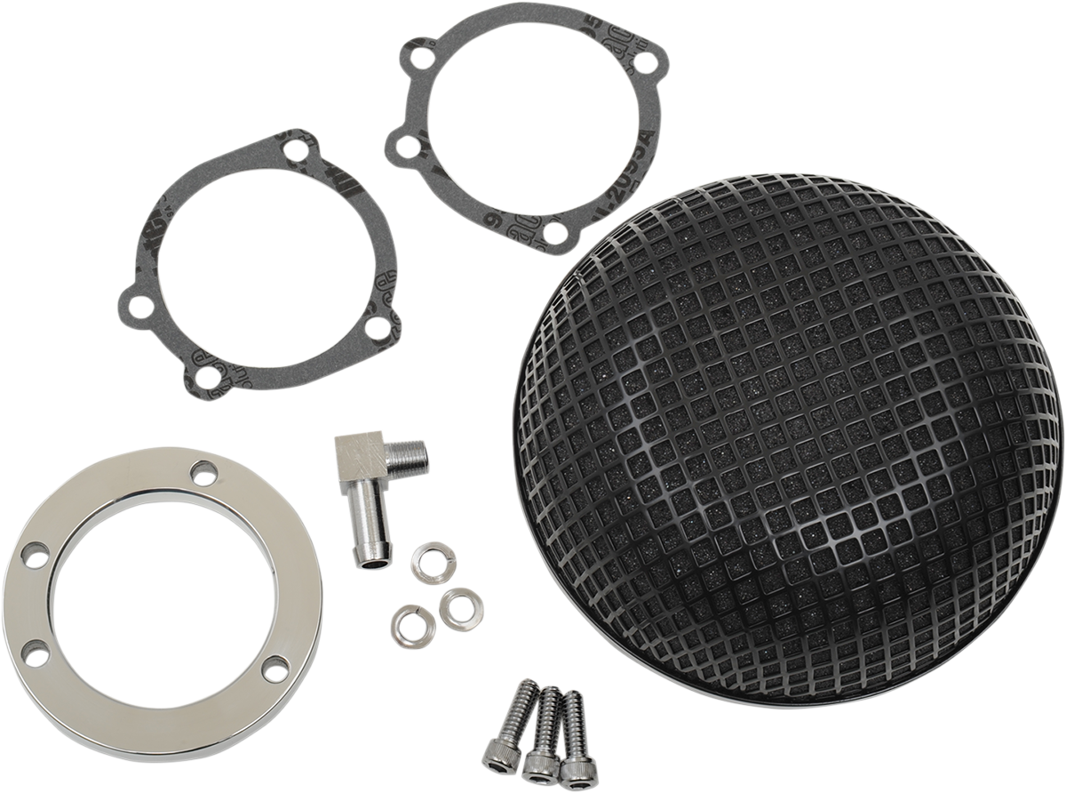 Drag Specialties Air Clnr Blk Bob Cv/dlphi