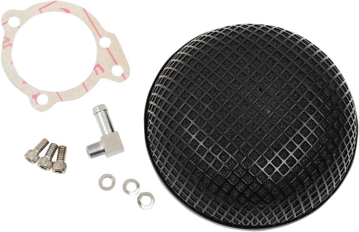 Drag Specialties Air Clnr Blk Bob S&s E/g