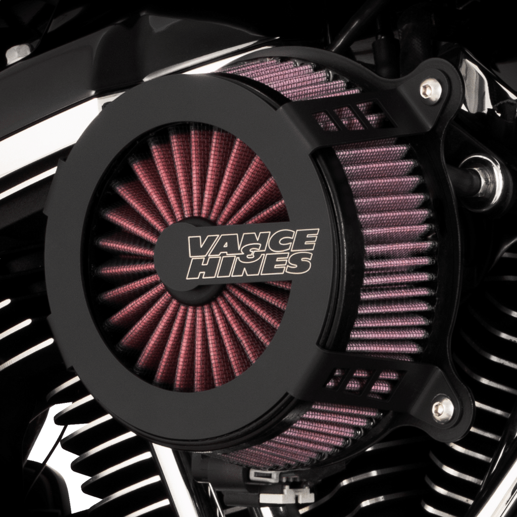 VANCE & HINES VO2 Cage Fighter Air Intake Kit - Black Contrast