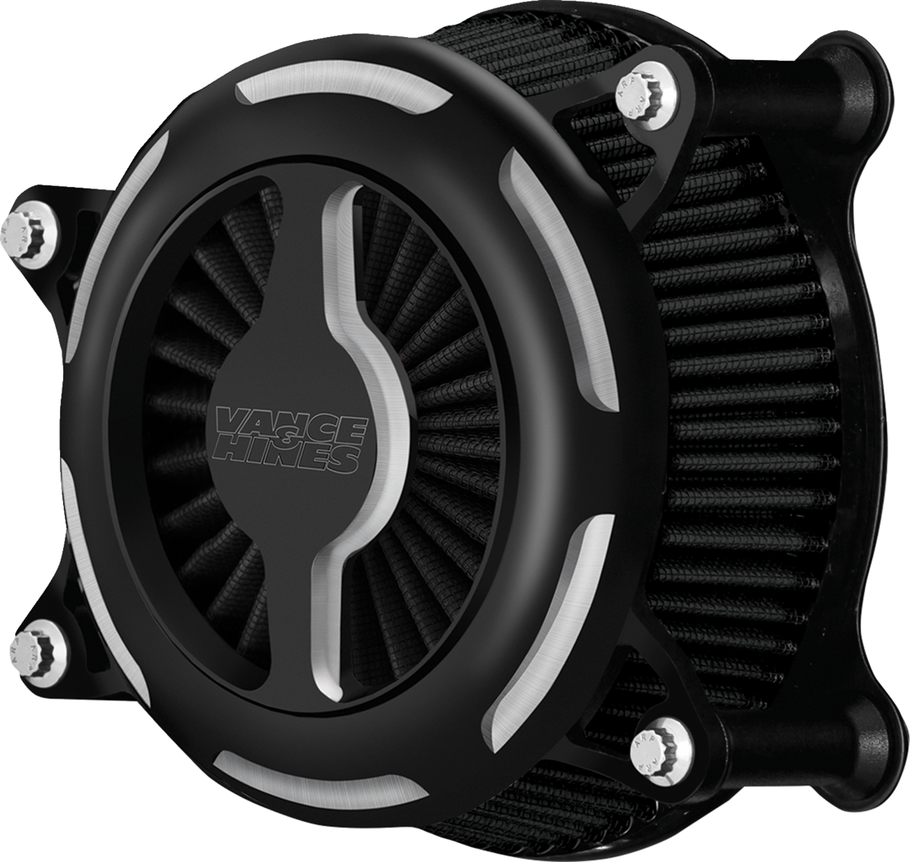 VANCE & HINES VO2 Blade Air Intake - Black Contrast