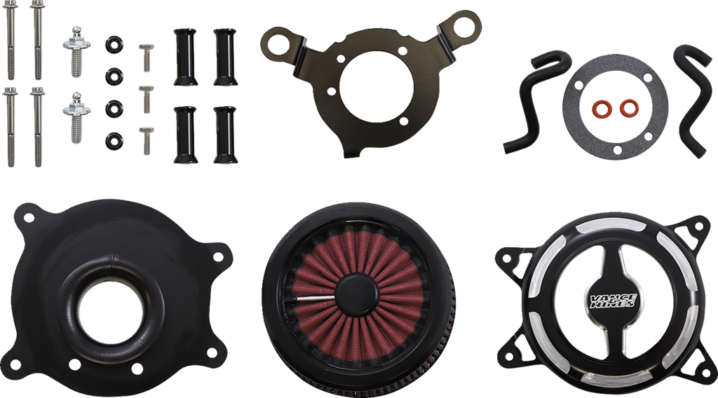 VANCE & HINES VO2 Blade Air Intake - Black Contrast
